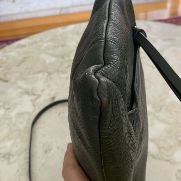 Sanctuary Green Leather Shoulder Bag - Picture 11 of 16